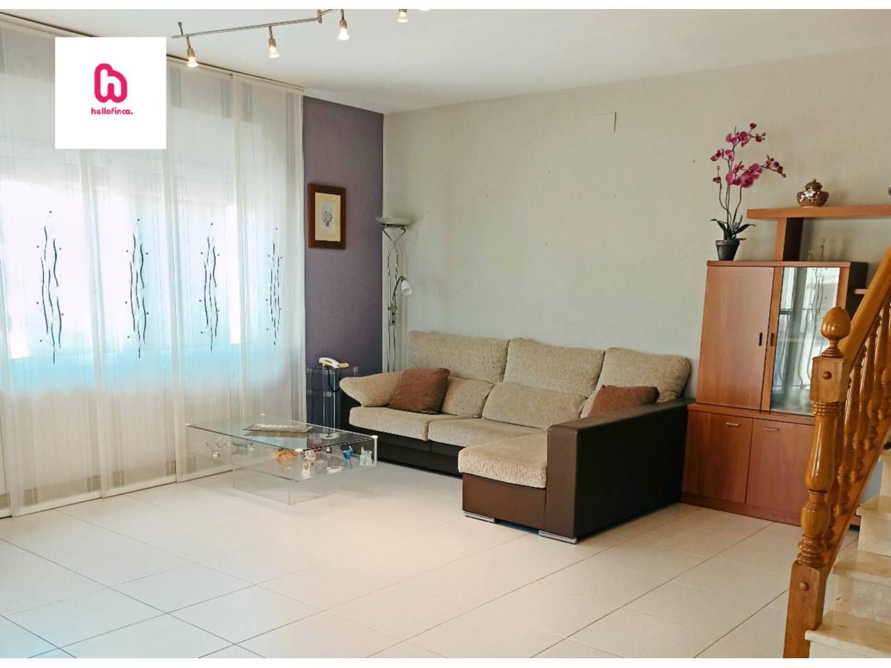 Living room of Single-family semi-detached for sale in Olèrdola  with Heating, Private garden and Terrace