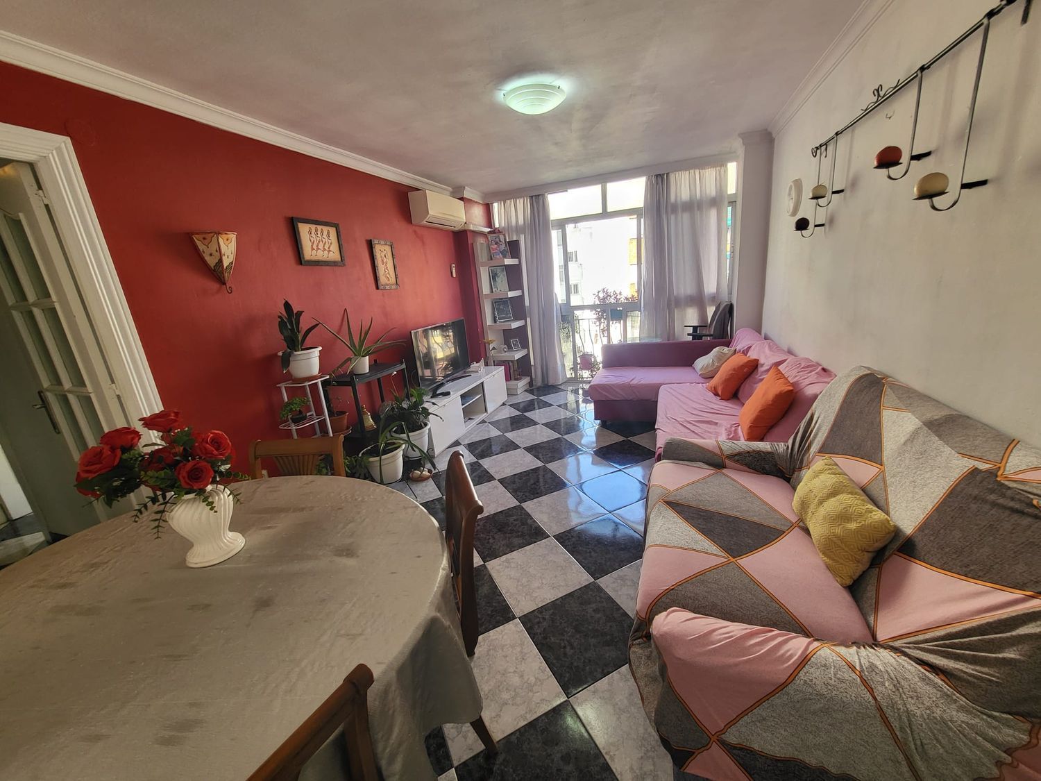 Sala de estar de Piso en venta en Málaga Capital con Aire acondicionado