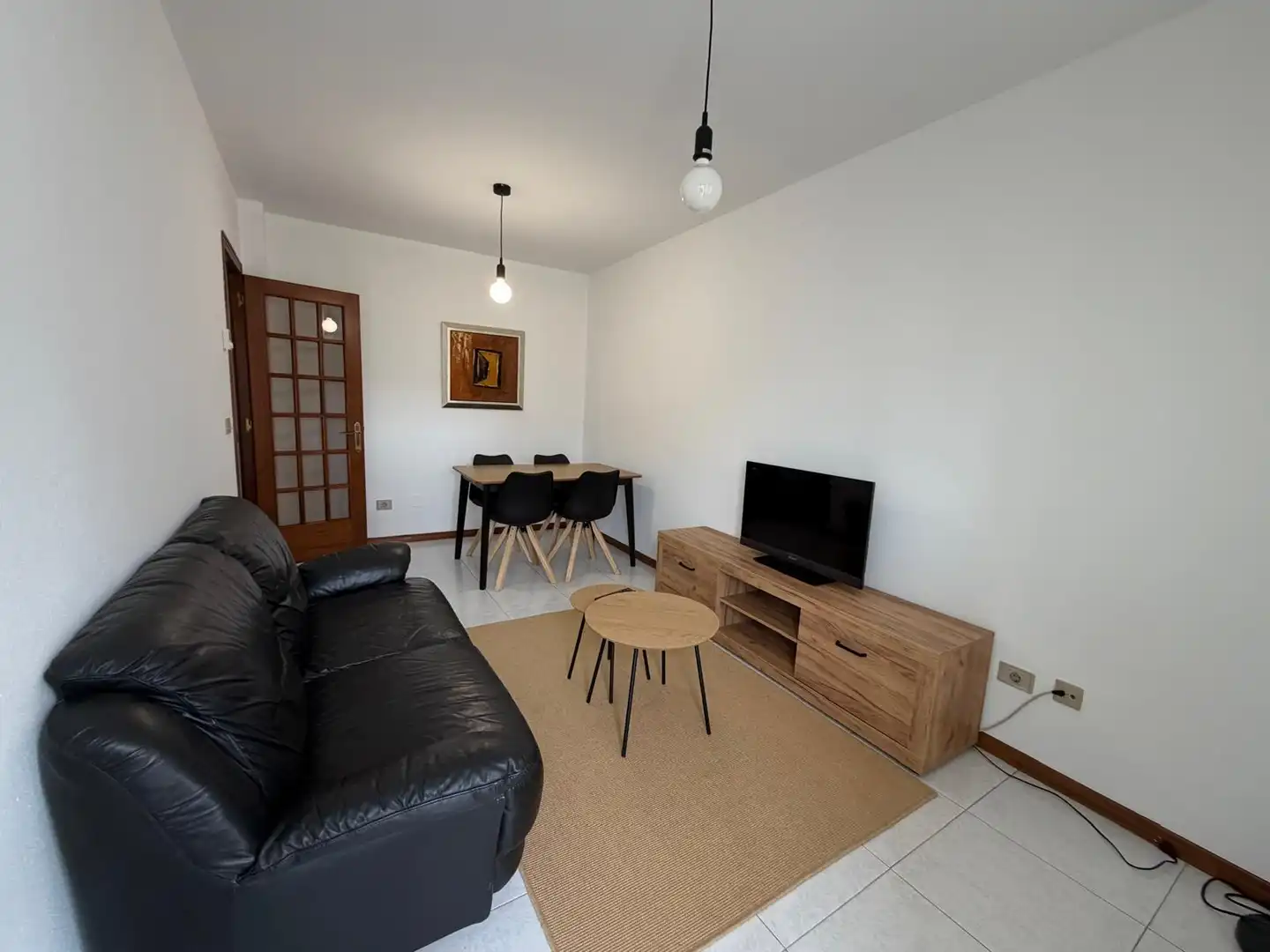 Living room of Flat for rent in Lugo  with Heating, Storage room and Furnished