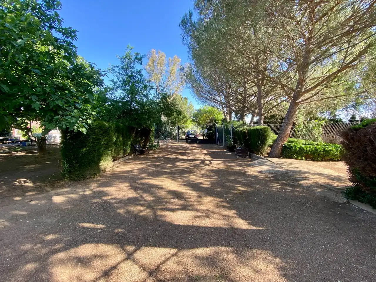 Vista exterior de Casa o chalet en venta en Fernán Caballero con Aire acondicionado, Jardín privado y Trastero