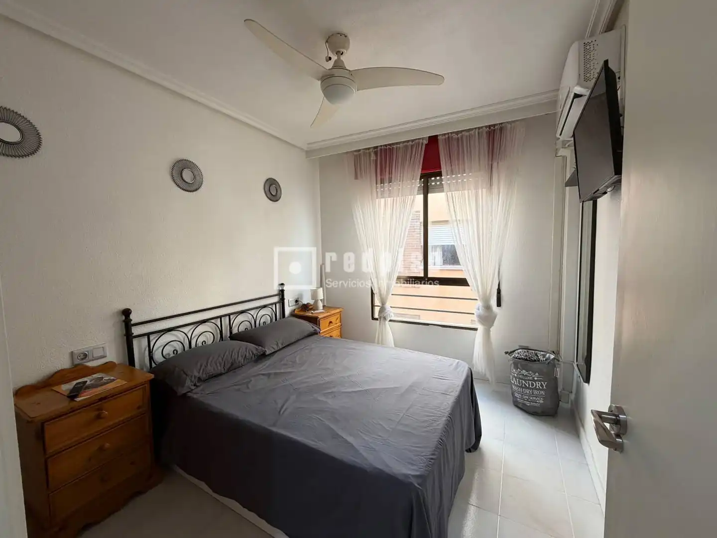 Bedroom of Flat for sale in Murcia  with Air Conditioner, Terrace and Furnished