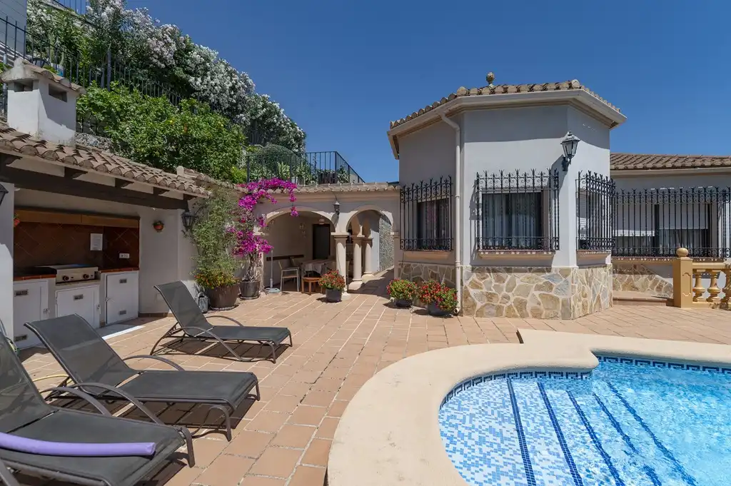 Exterior view of Houses for sale in Dénia  with Air Conditioner, Private garden and Terrace