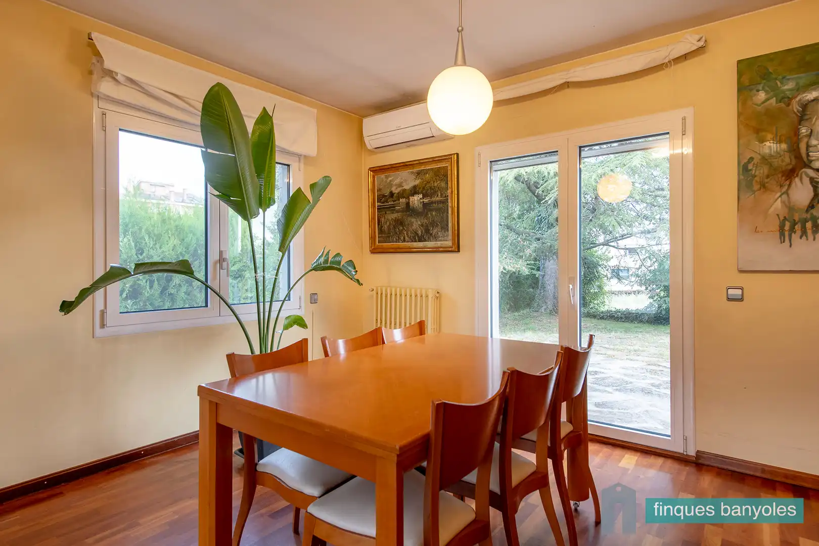 Dining room of Houses for sale in Banyoles  with Air Conditioner, Heating and Private garden