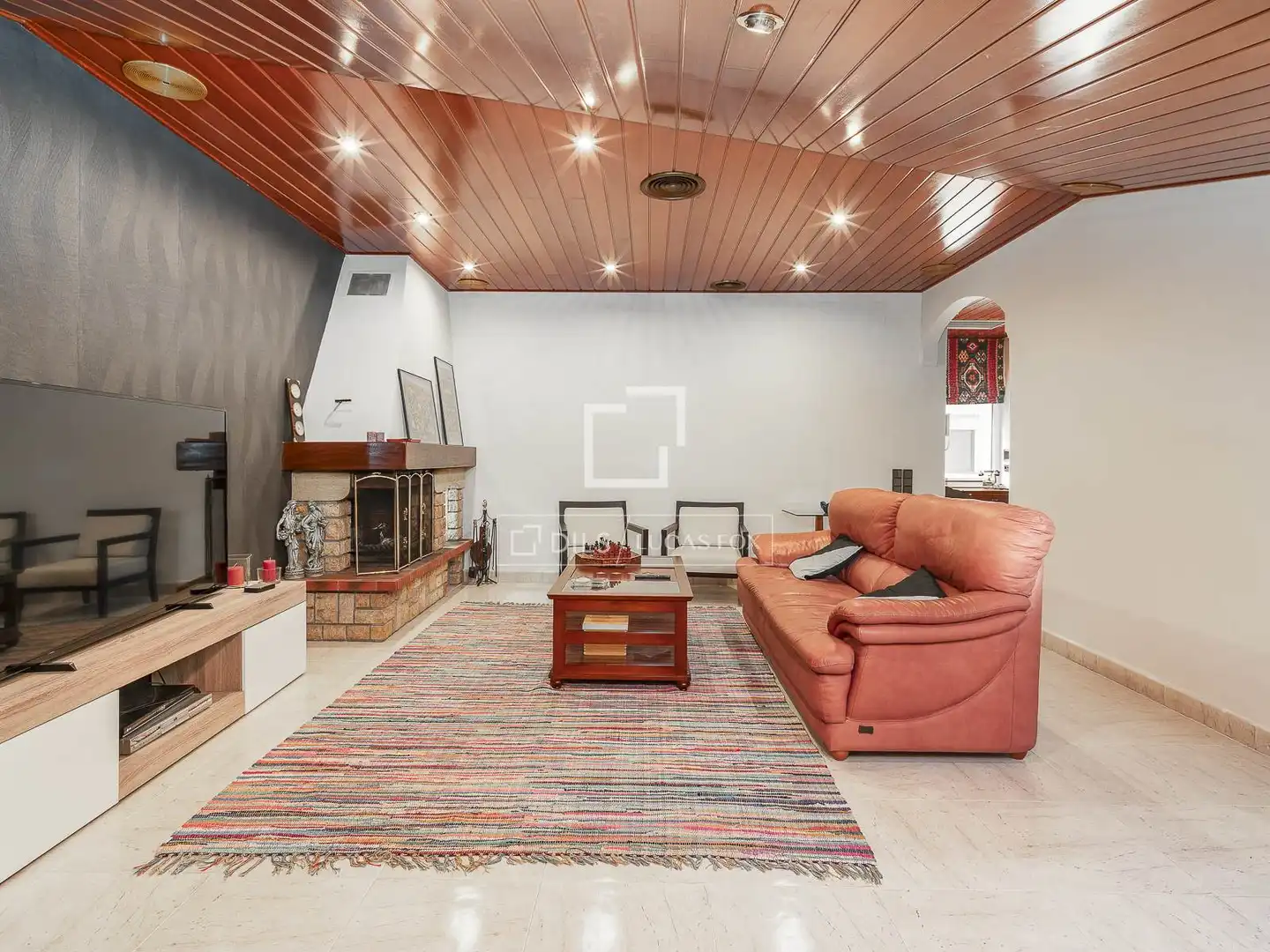 Sala d'estar de Àtic en venda en Barcelona amb Aire condicionat, Terrassa i Balcó