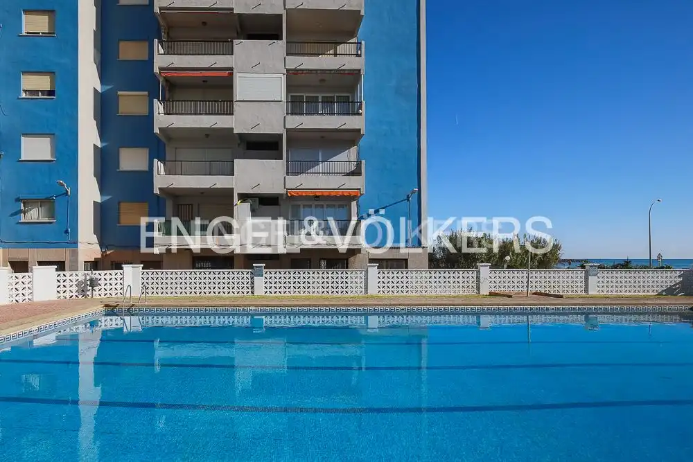 Schwimmbecken von Wohnung zur Miete in El Puig de Santa Maria mit Klimaanlage, Heizung und Privatgarten