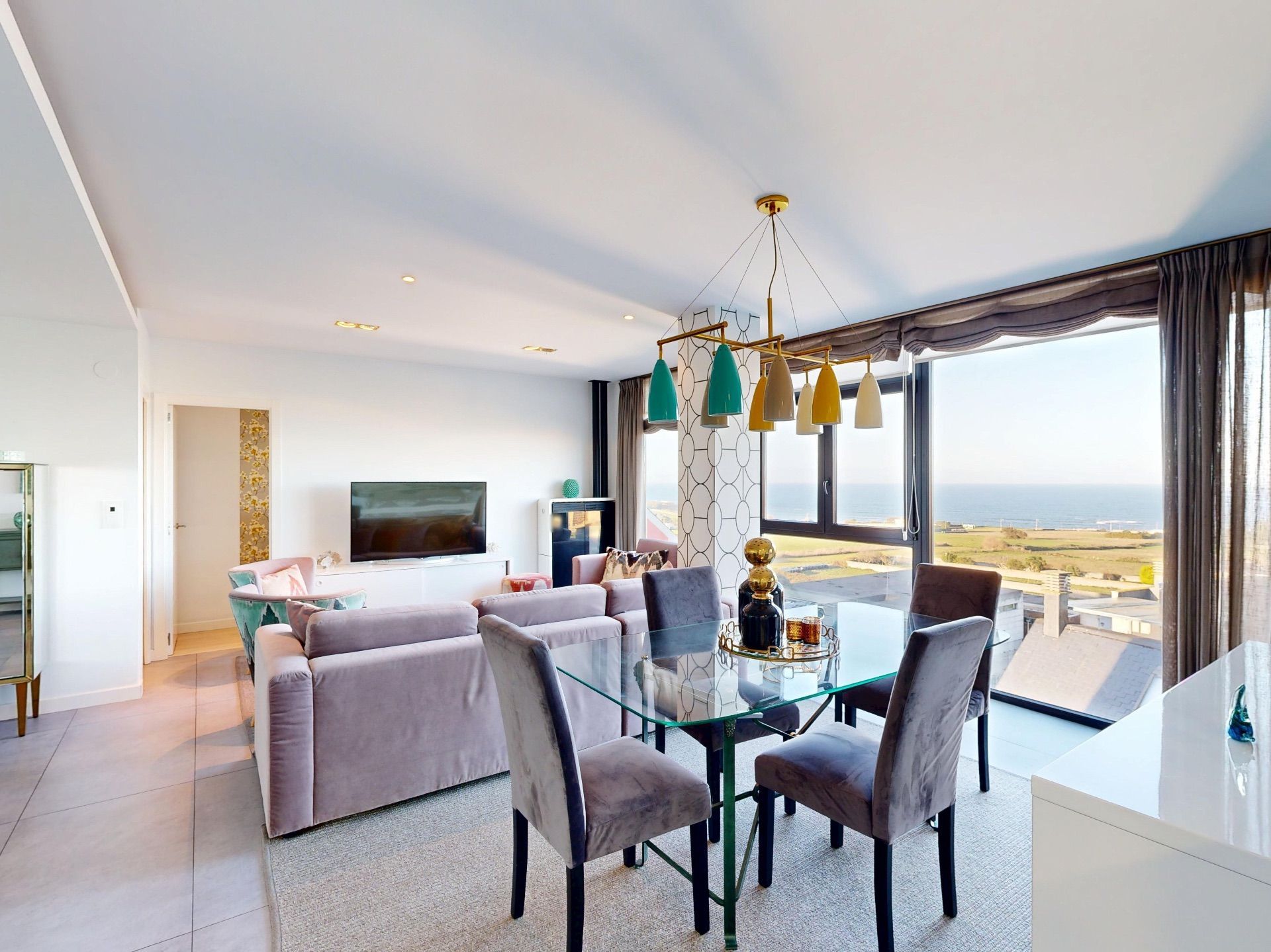 Dining room of Duplex for sale in Foz  with Heating, Terrace and Storage room