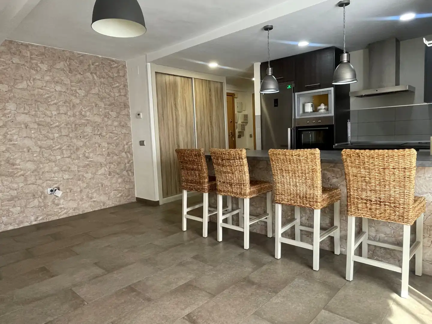Cocina de Piso de alquiler en Alcalá de Henares con Aire acondicionado, Calefacción y Terraza