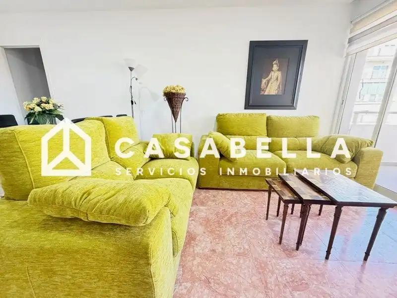 Wohnzimmer von Wohnung zur Miete in Valencia mit Klimaanlage, Heizung und Terrasse