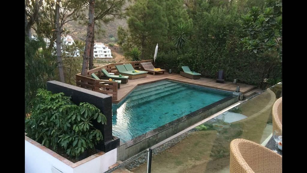 Swimming pool of House or chalet to rent in Marbella  with Furnished