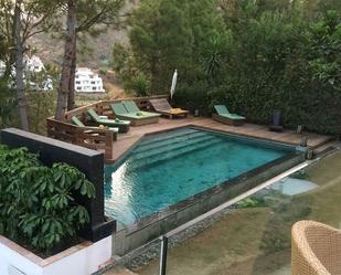 Swimming pool of House or chalet to rent in Marbella  with Furnished