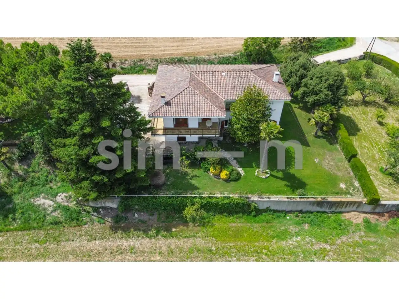 Jardín de Casa o chalet en venta en Gurb con Aire acondicionado, Calefacción y Jardín privado