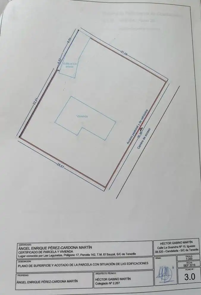 Finca rústica en venta en El Sauzal con Calefacción, Jardín privado y Terraza