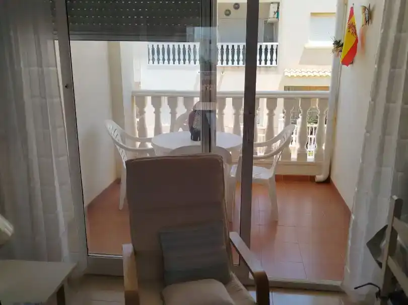 Terrasse von Wohnung zur Miete in Cartagena mit Klimaanlage, Schwimmbad und Balkon