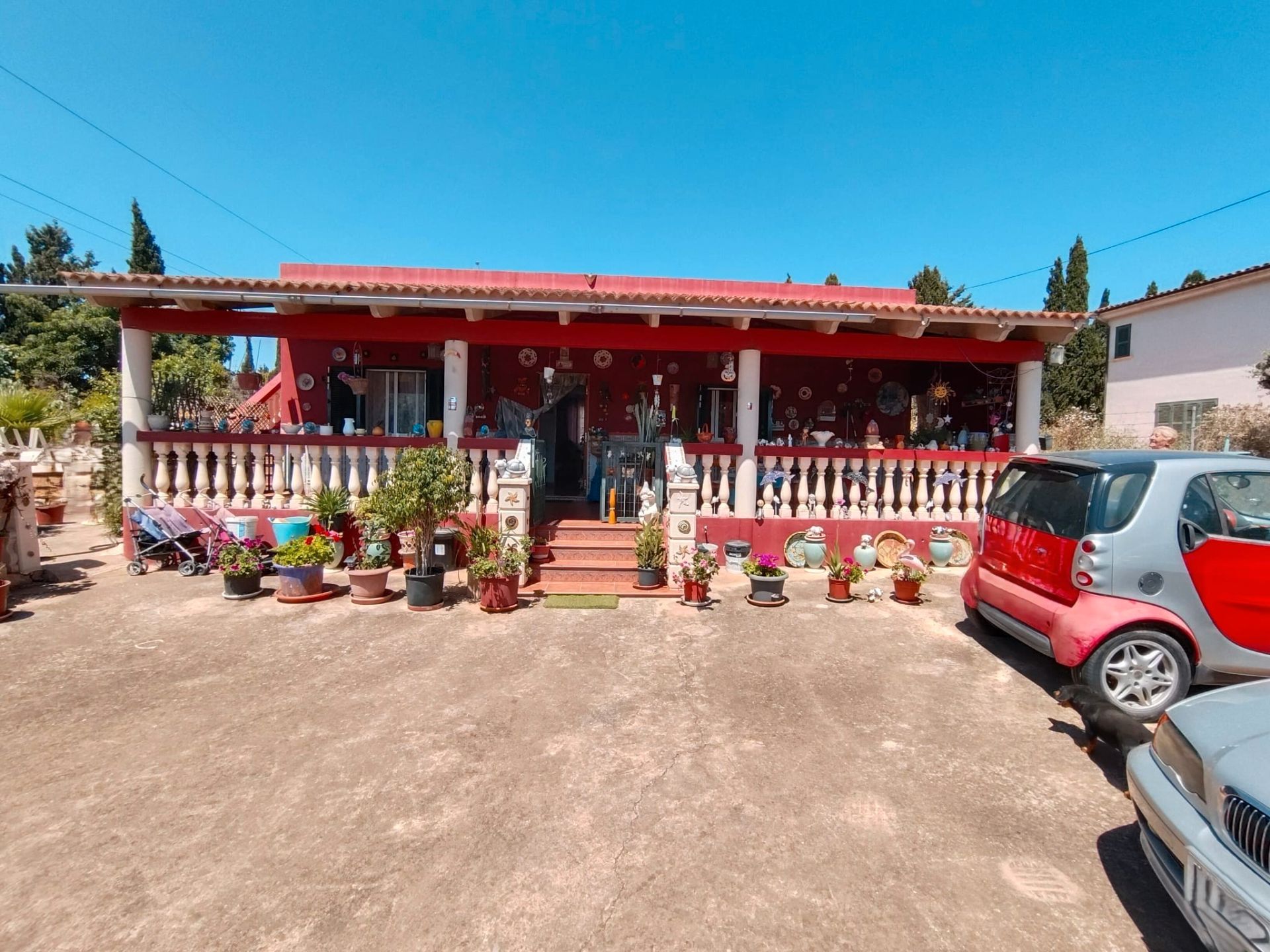 Vista exterior de Finca rústica en venda en Marratxí amb Aire condicionat, Jardí privat i Traster