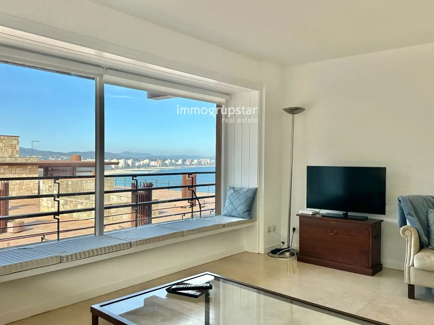 Wohnzimmer von Wohnungen zum Verkauf in Calonge i Sant Antoni mit Heizung, Terrasse und Schwimmbad