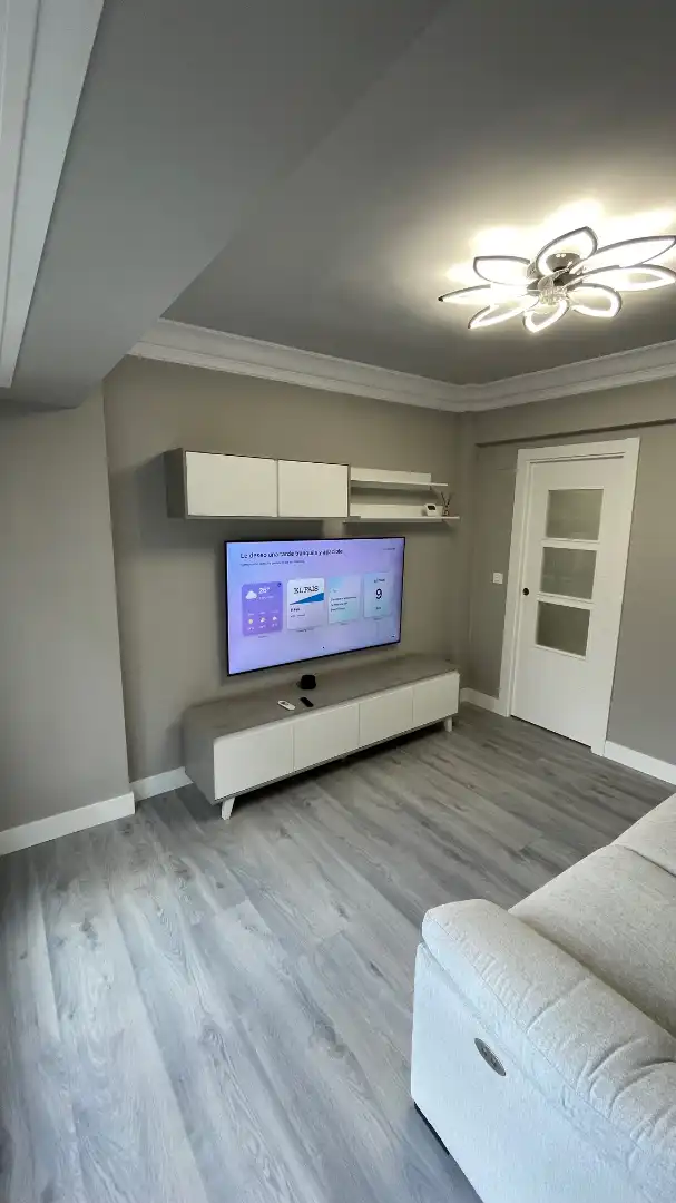 Living room of Flat for sale in Portugalete  with Heating, Storage room and Furnished