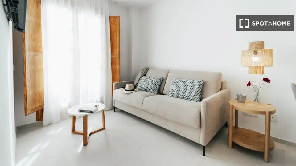 Living room of Flat for rent in Picanya  with Air Conditioner, Heating and Furnished