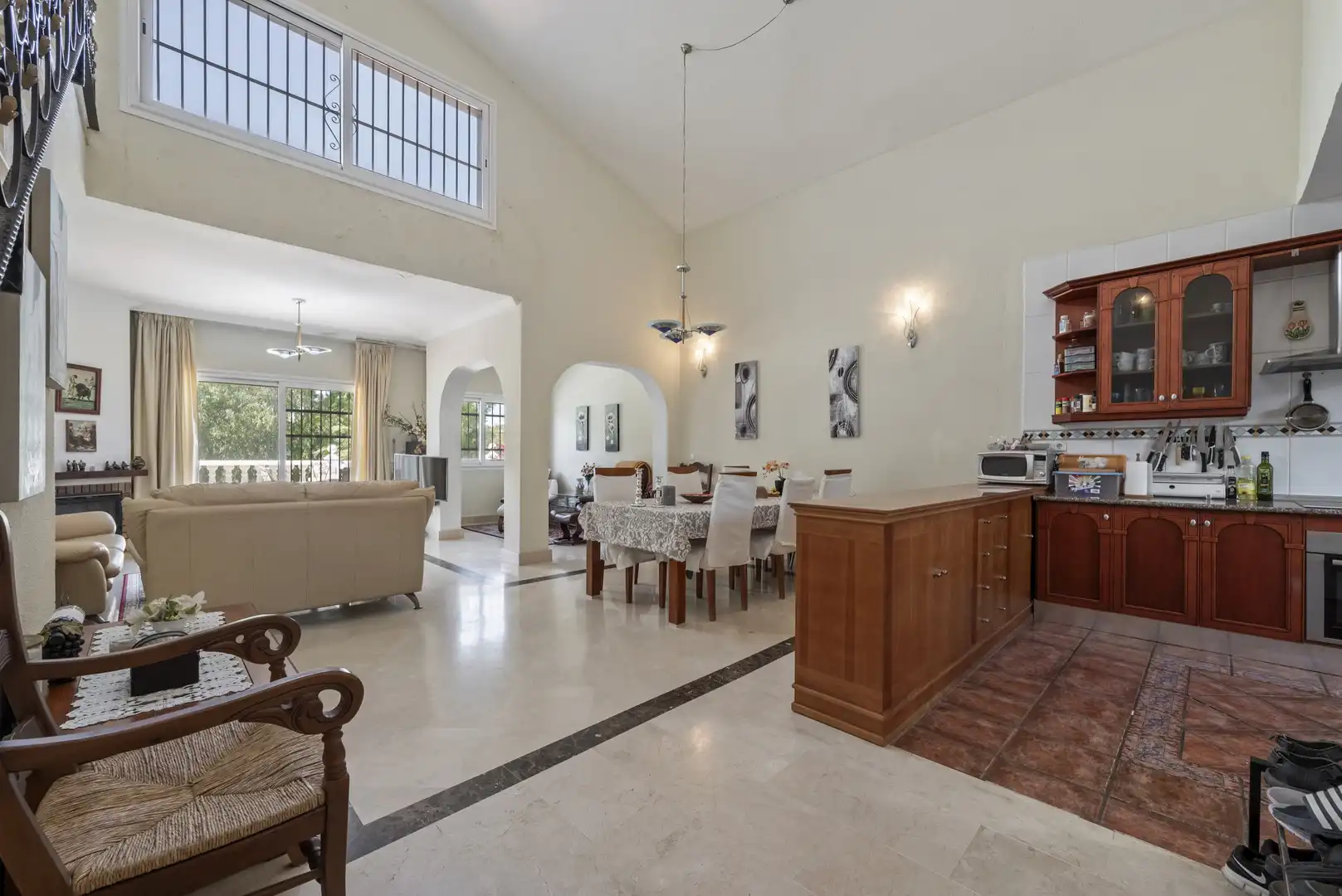 Comedor de Casa adosada en venta en Mijas con Aire acondicionado, Jardín privado y Terraza