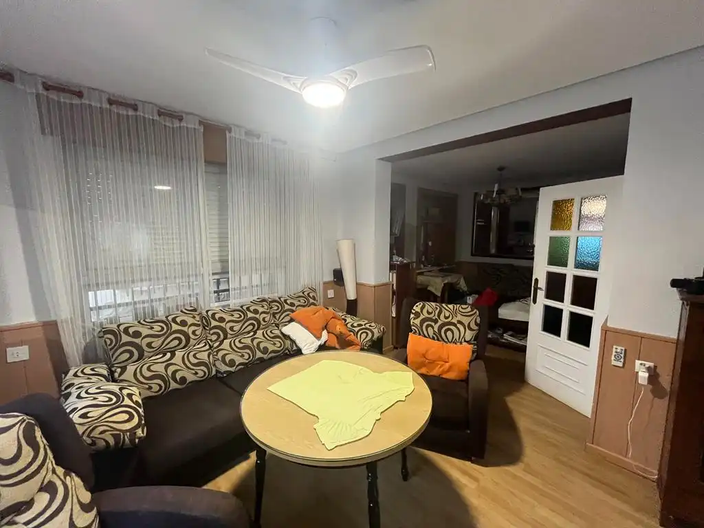 Sala d'estar de Casa o xalet en venda en Albacete amb Calefacció, Jardí privat i Parquet