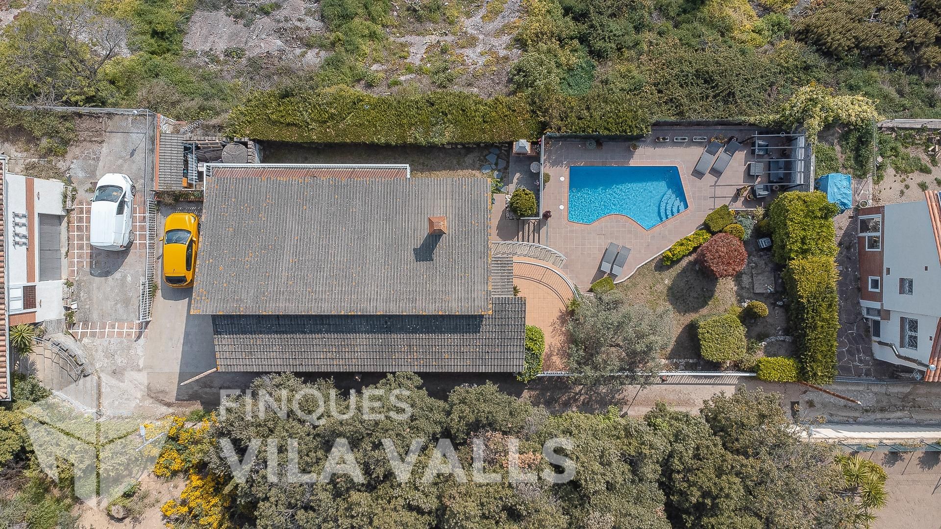 Vista exterior de Casa o xalet en venda en Sant Feliu de Codines amb Aire condicionat, Calefacció i Jardí privat