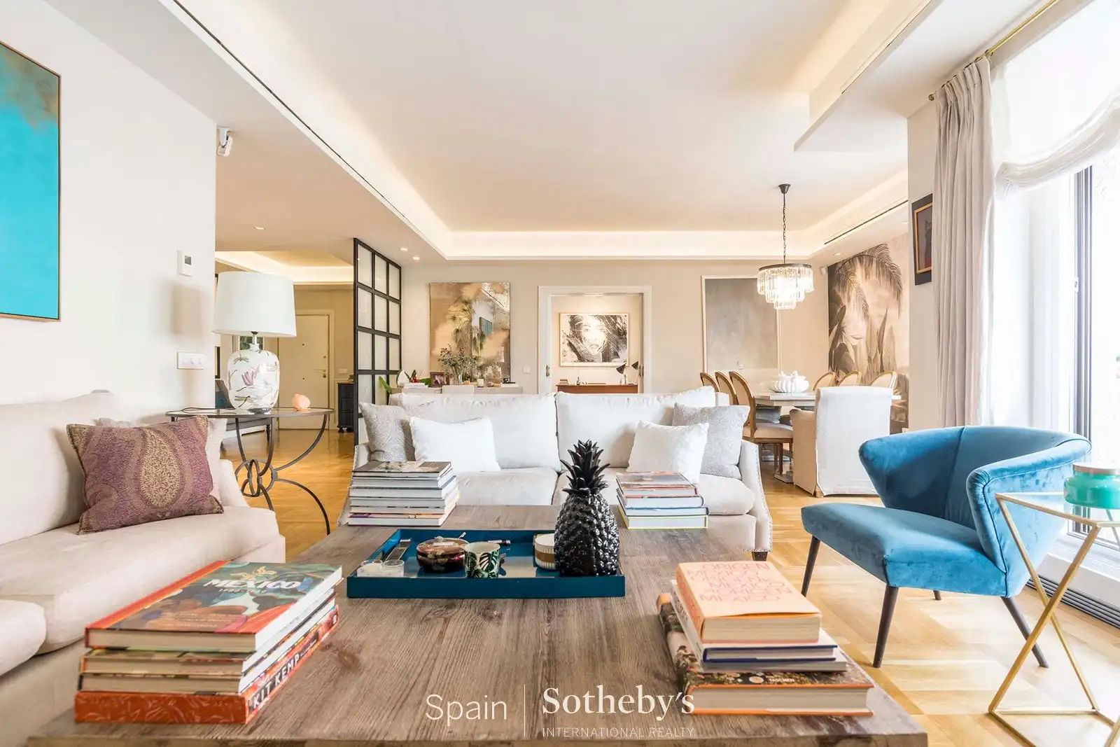 Sala d'estar de Apartament en venda en Madrid amb Aire condicionat, Calefacció i Terrassa