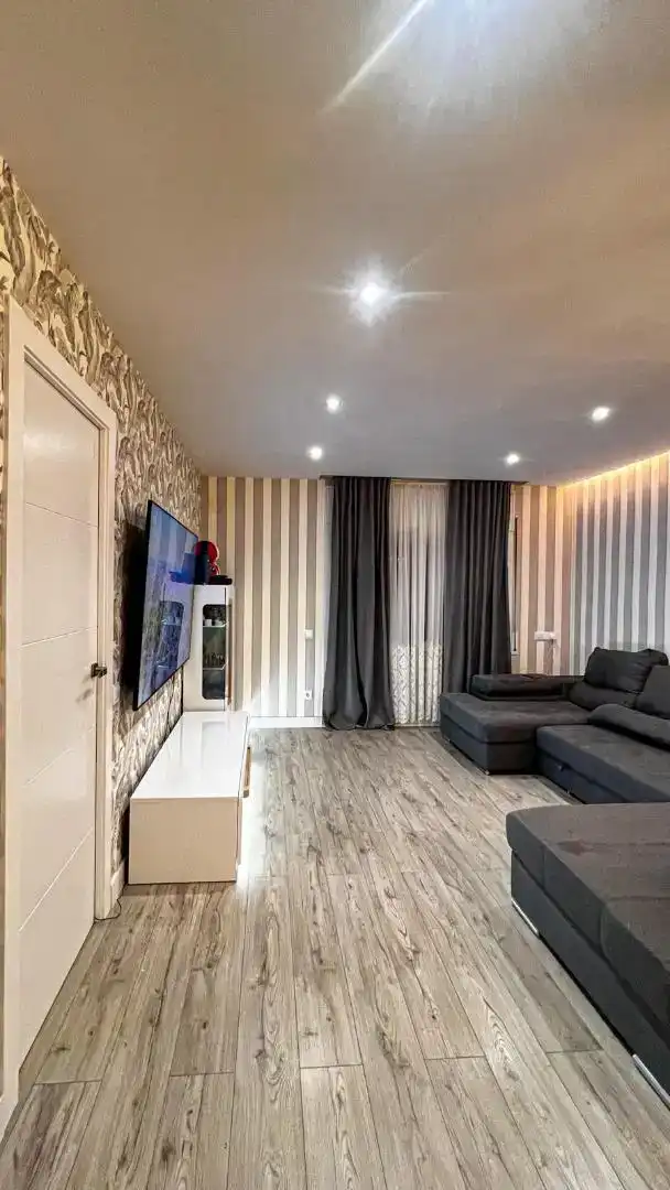Wohnzimmer von Wohnung zum Verkauf in Mataró mit Klimaanlage und Balkon