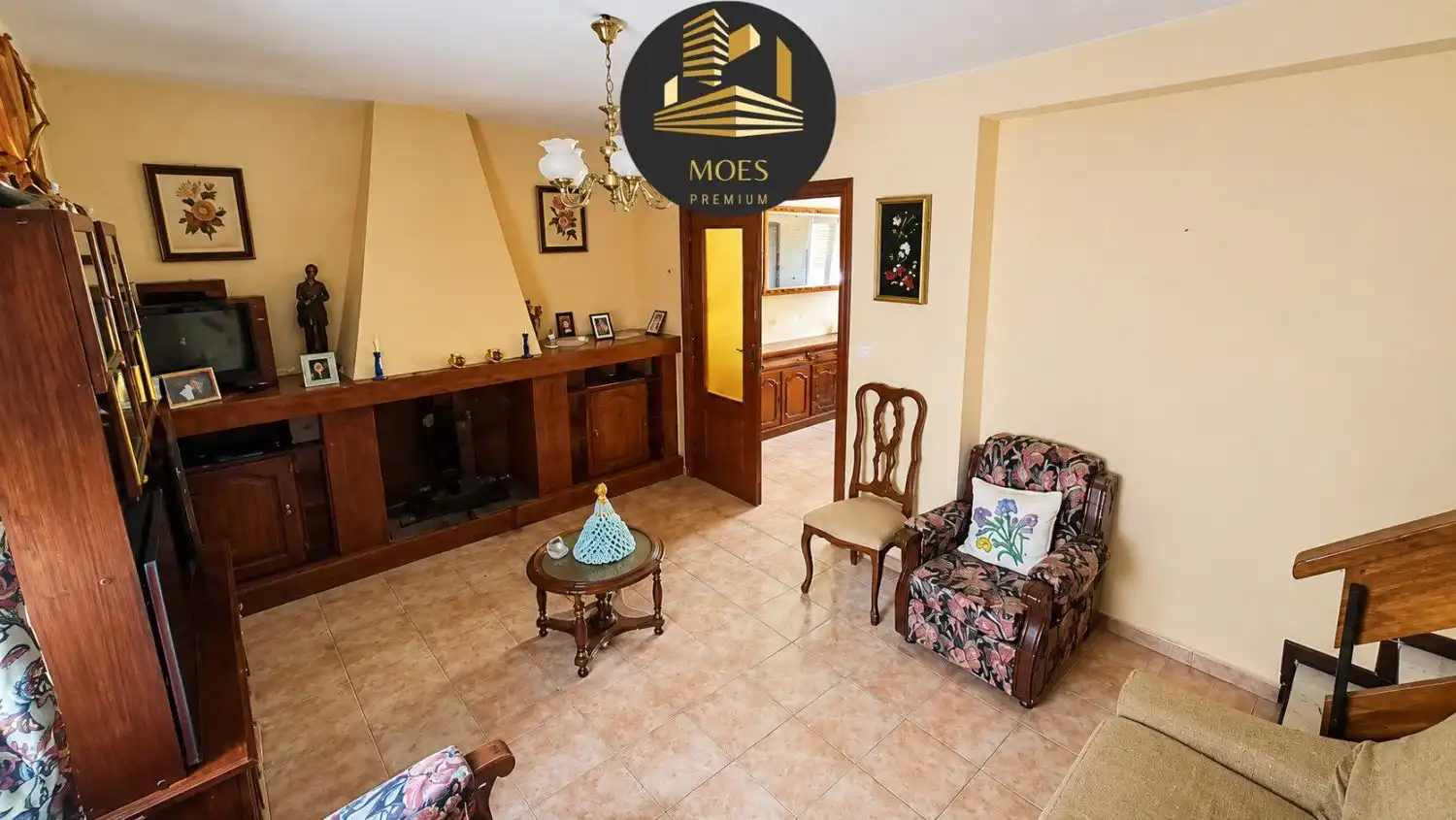 Living room of Houses for sale in Los Villares  with Terrace and Balcony