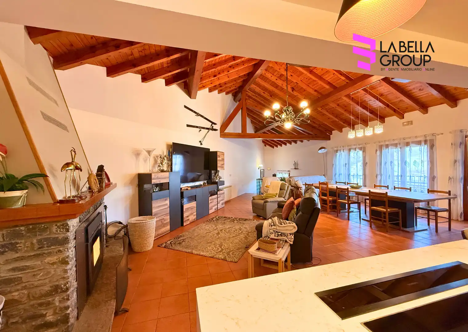 Sala de estar de Casa o chalet en venta en Rialp con Calefacción, Terraza y Balcón