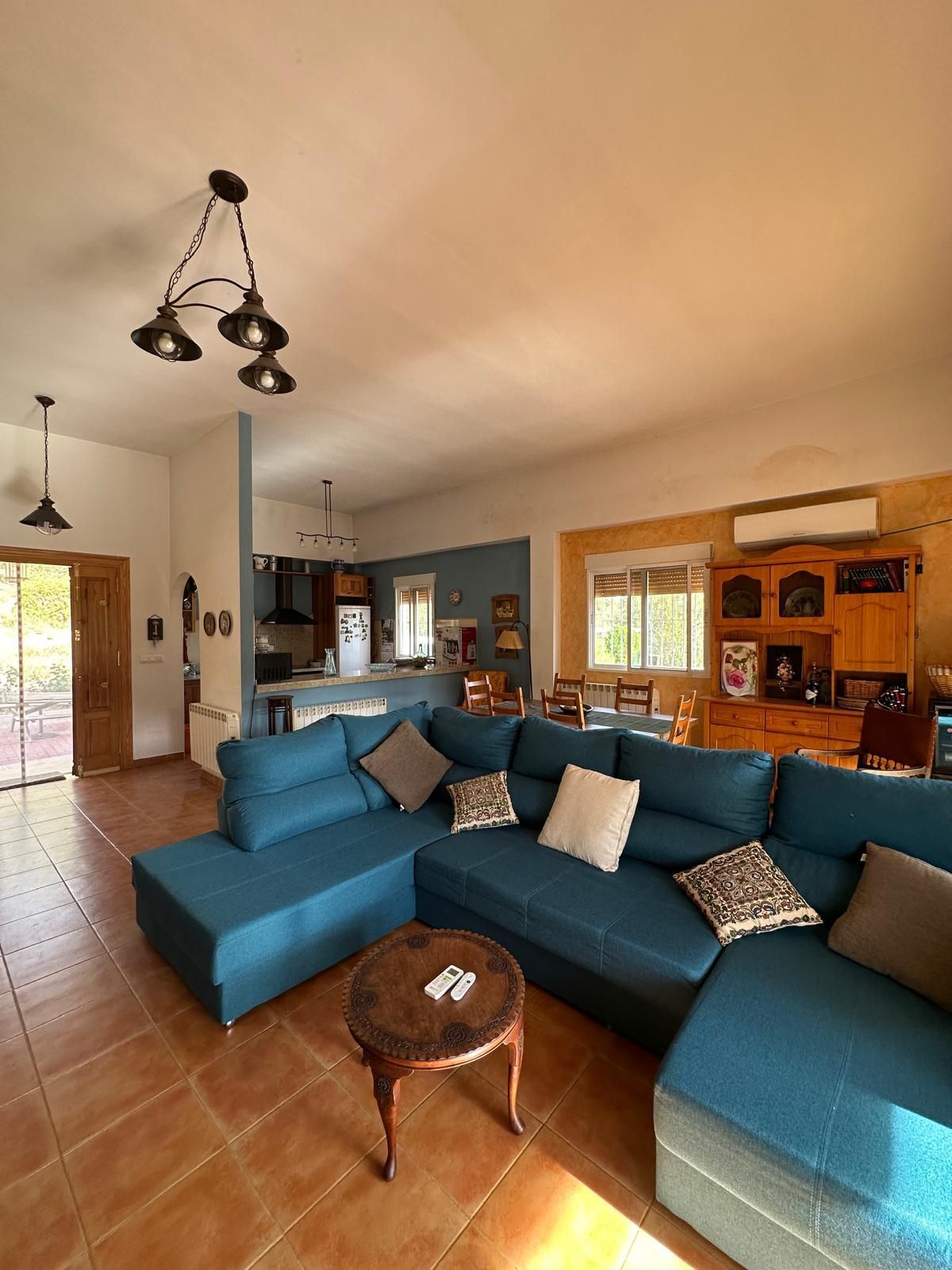 Wohnzimmer von Haus oder Chalet zum Verkauf in Alhama de Murcia mit Klimaanlage, Heizung und Privatgarten