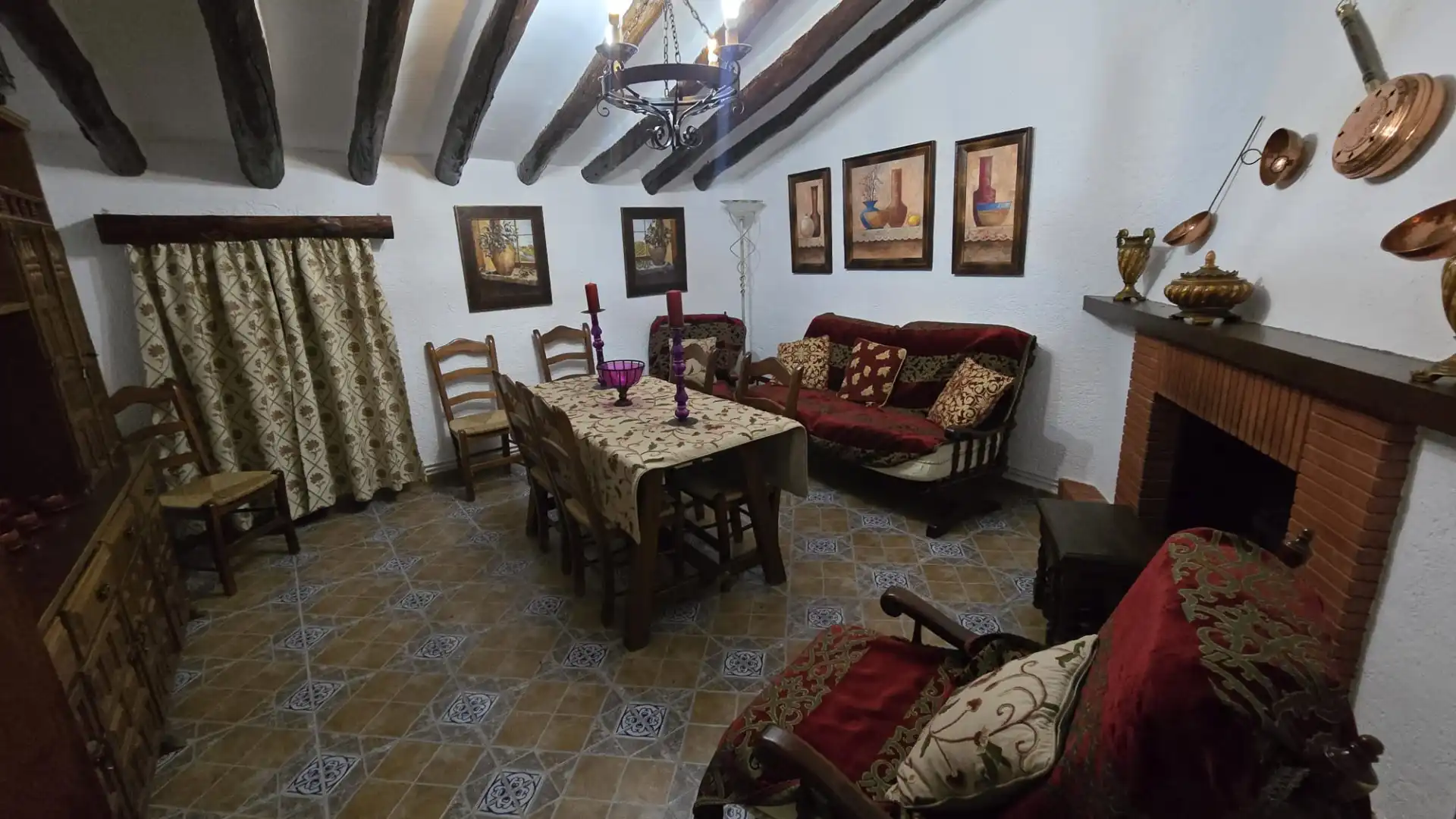 Comedor de Finca rústica en venta en Villanueva del Arzobispo con Calefacción, Trastero y Piscina