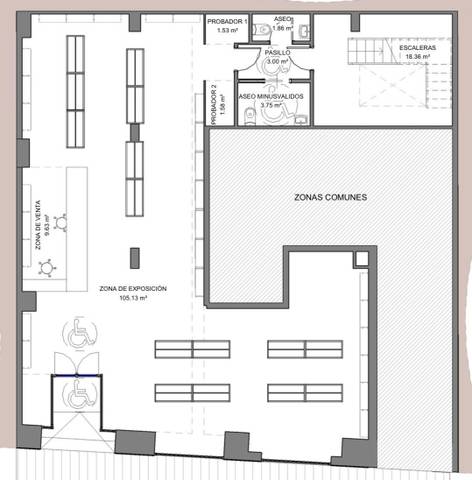 Local comercial en Venta en Avenida Virgen del Carmen, 13 en Casco Antiguo