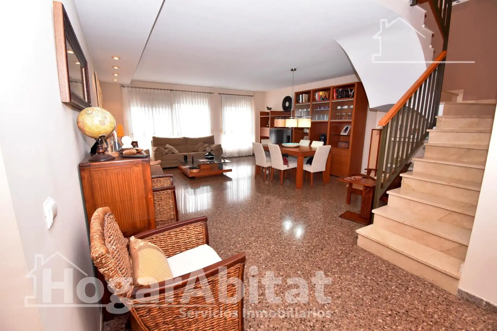 Sala de estar de Ático en venta en Beniparrell con Aire acondicionado, Calefacción y Terraza