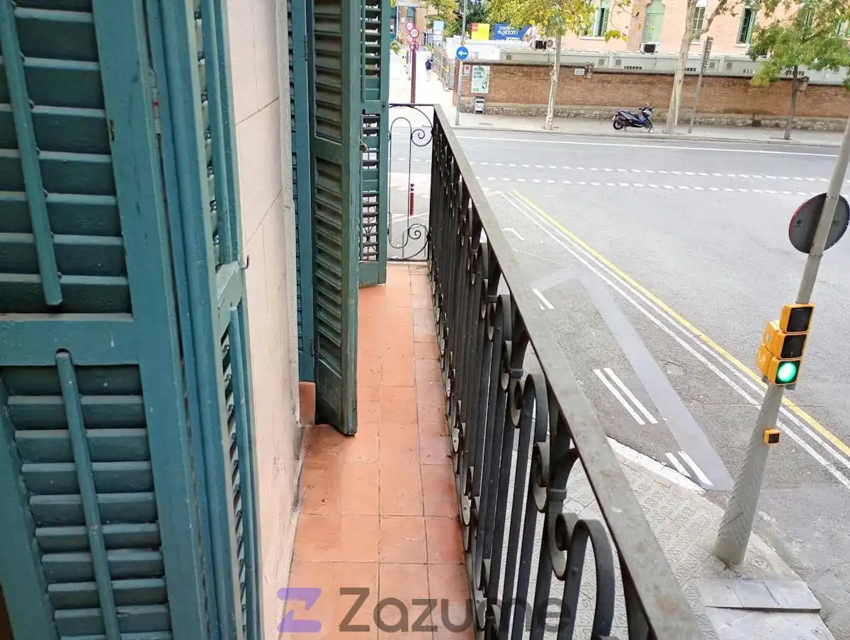 Terrasse von Wohnung zur Miete in Barcelona mit Parkett, Terrasse und Möbliert
