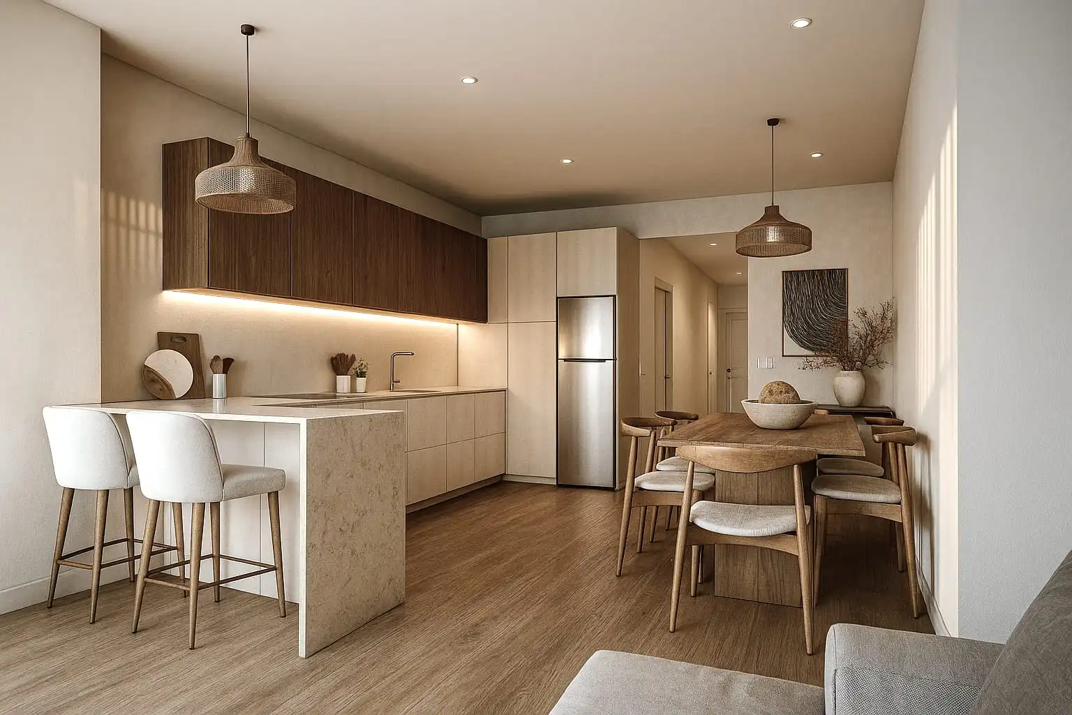 Cuina de Apartament en venda en Murcia amb Aire condicionat
