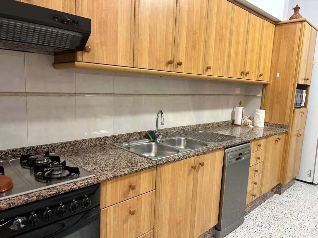 Cuina de Casa o xalet en venda en Vila-real amb Aire condicionat, Terrassa i Moblat