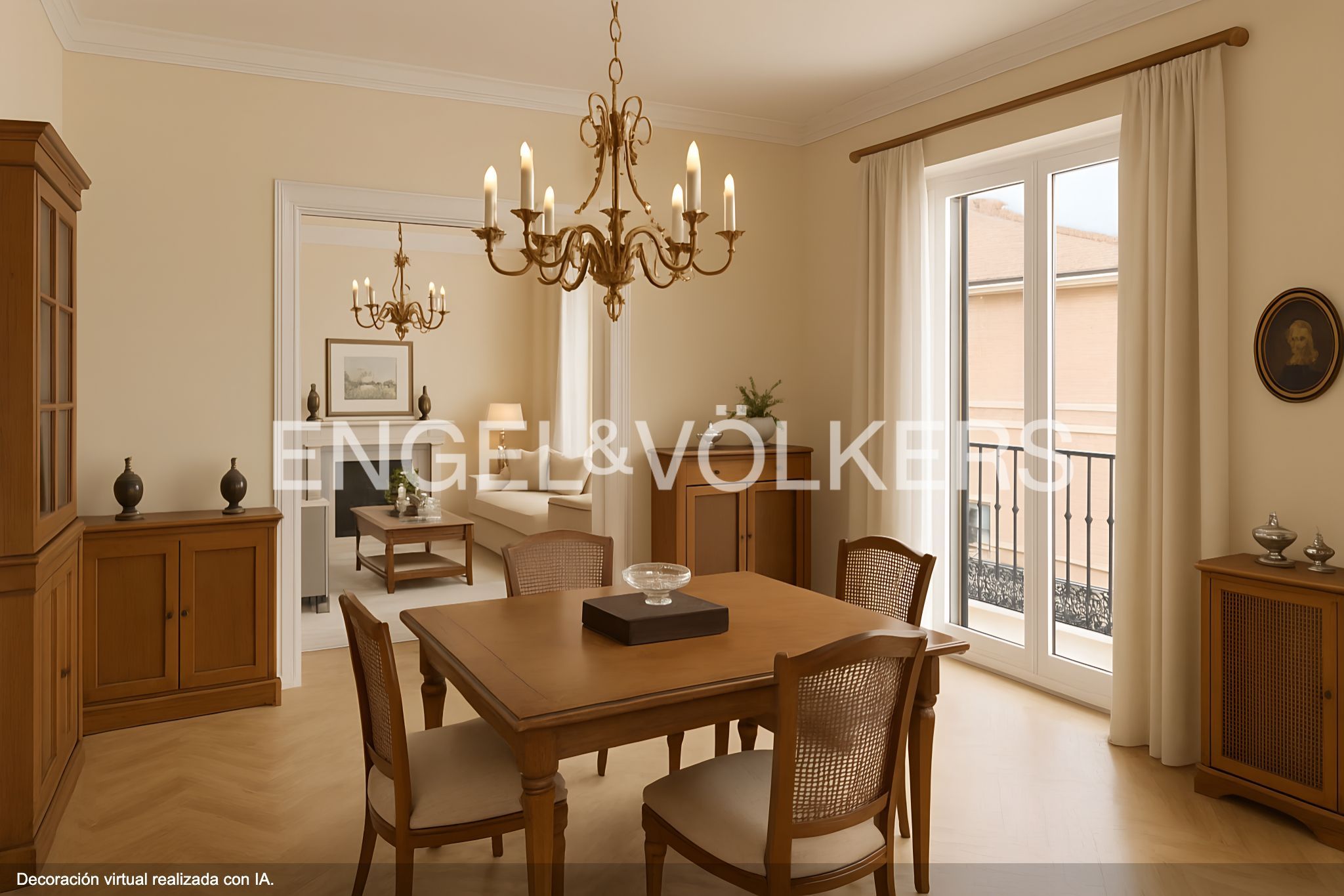 Dining room of Apartment for sale in  Madrid Capital  with Air Conditioner, Heating and Storage room