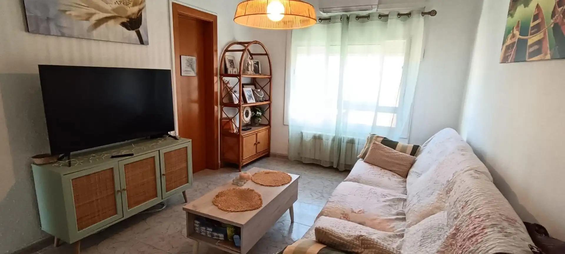 Wohnzimmer von Wohnung zum Verkauf in Sabadell mit Klimaanlage und Heizung