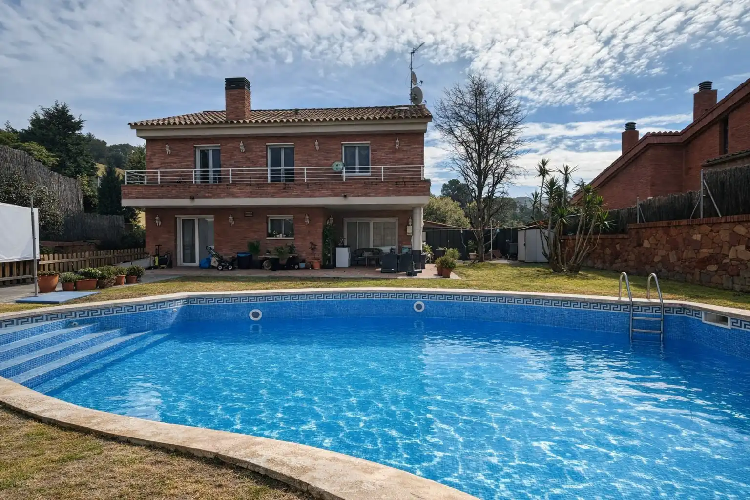 Piscina de Casa o chalet en venta en Vallromanes con Calefacción, Terraza y Piscina