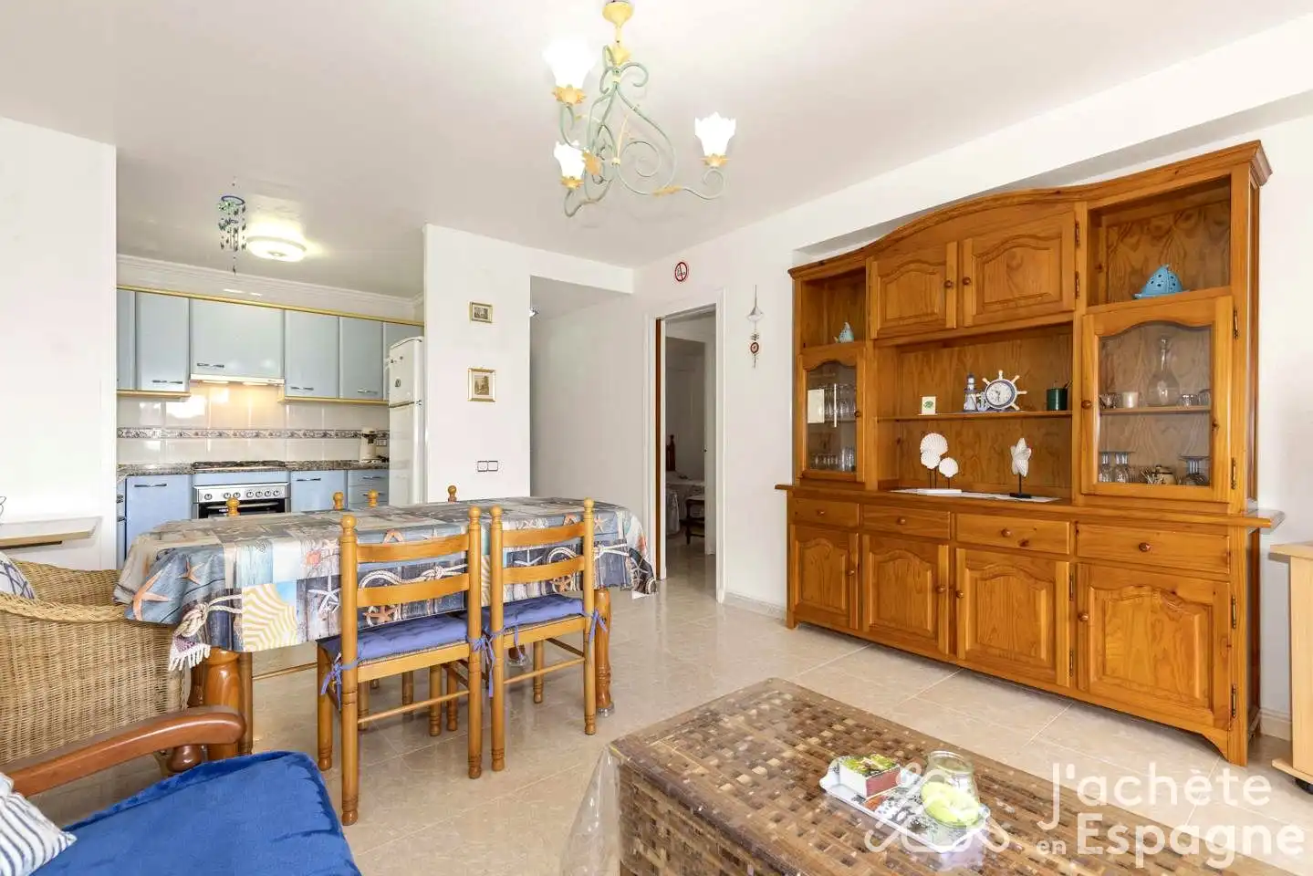 Menjador de Apartament en venda en Cambrils amb Moblat, Balcó i Internet