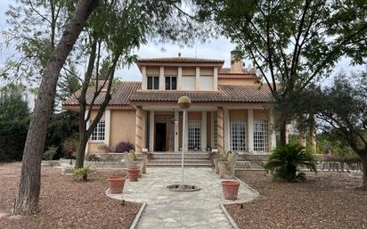 Vista exterior de Casa o xalet en venda en  Murcia Capital amb Aire condicionat, Terrassa i Piscina