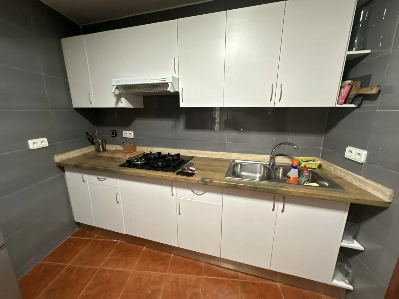 Kitchen of Flat for rent in La Nucia  with Terrace, Furnished and Oven