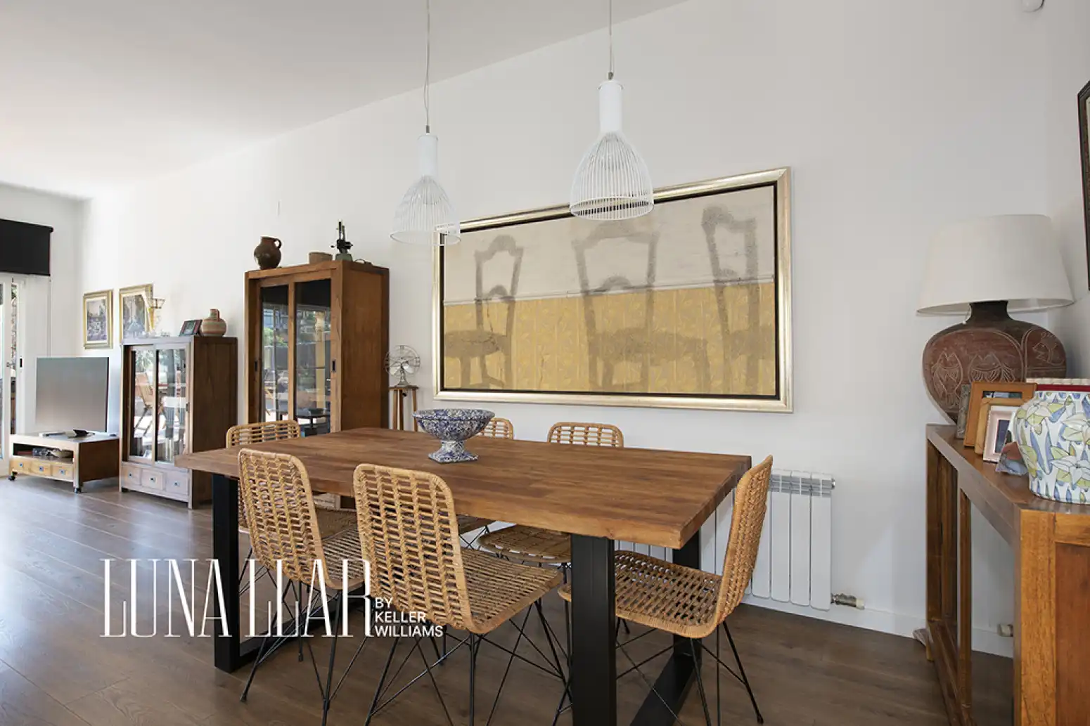 Dining room of Detached homes for sale in Sitges  with Air Conditioner, Heating and Private garden
