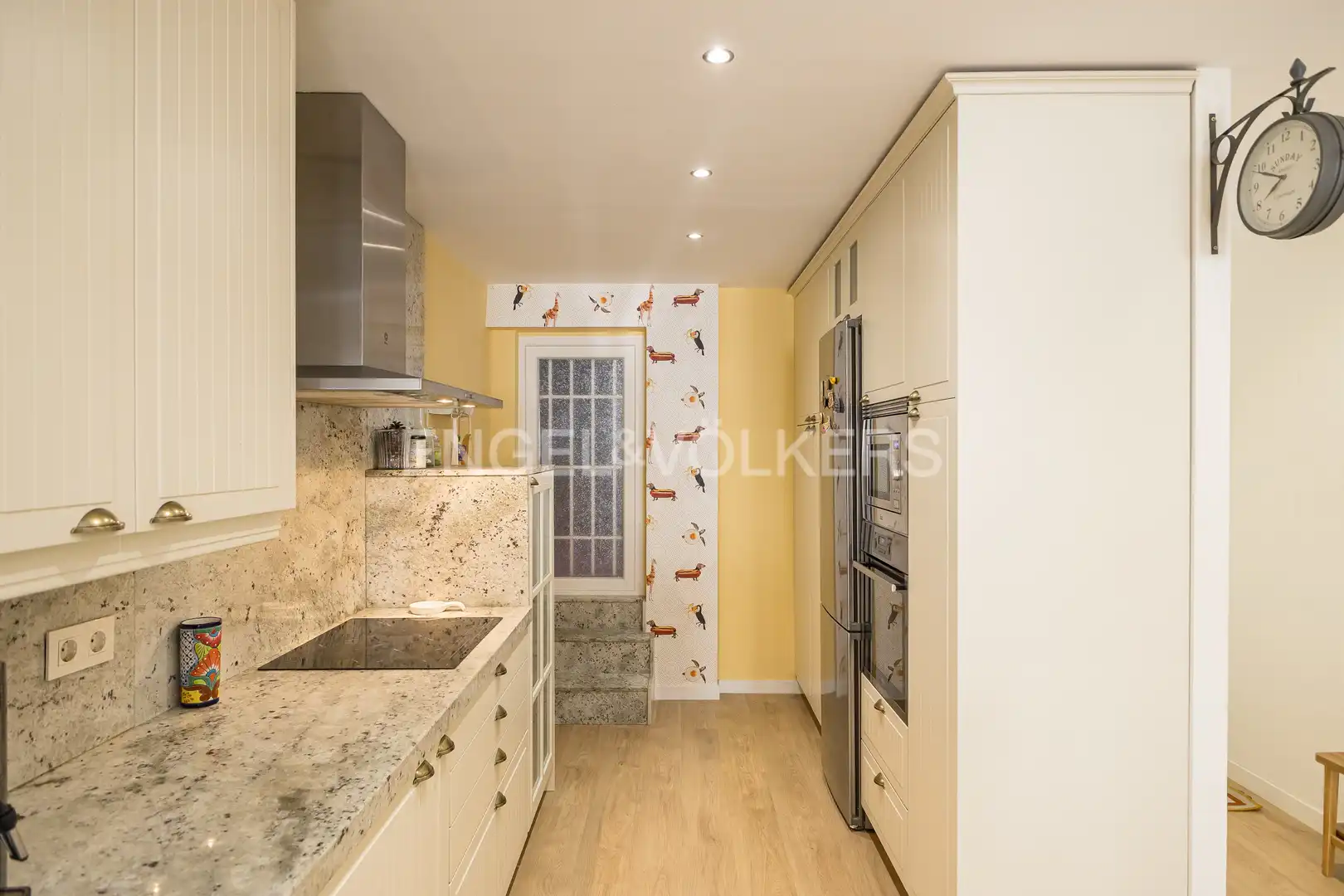 Küche von Wohnung zur Miete in Madrid mit Klimaanlage und Heizung
