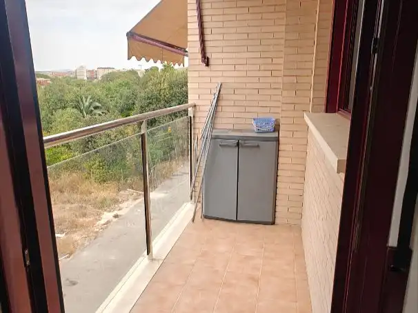 Terrasse von Wohnung zur Miete in Murcia mit Heizung, Parkett und Möbliert