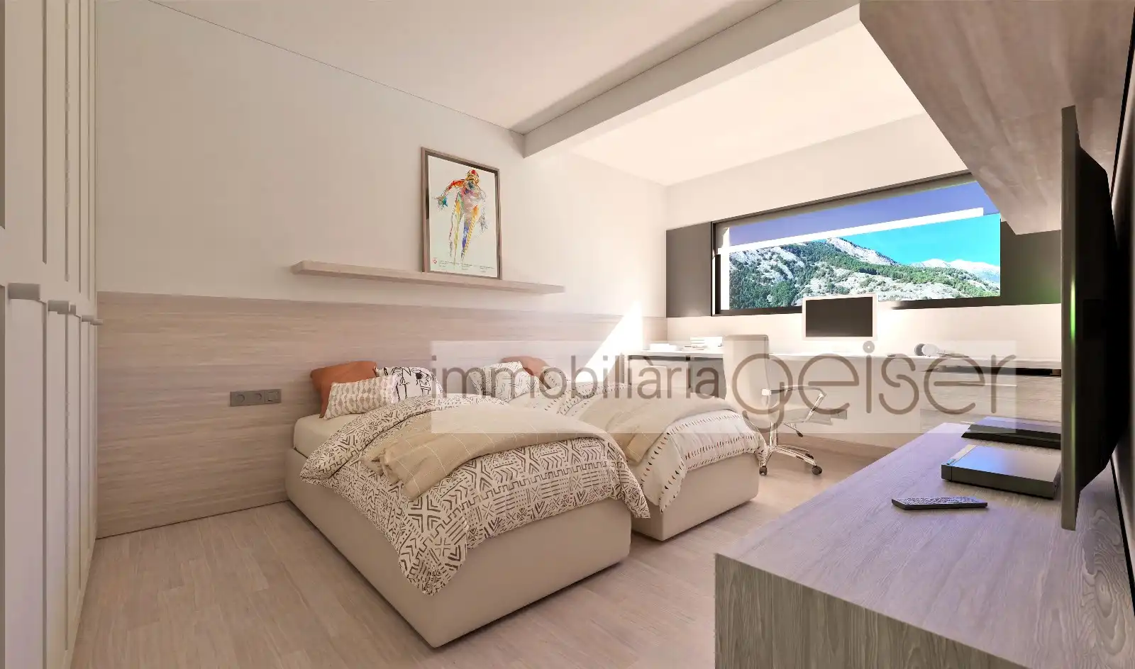 Habitación de Casa adosada en venta en Ordino con Calefacción, Jardín privado y Balcón