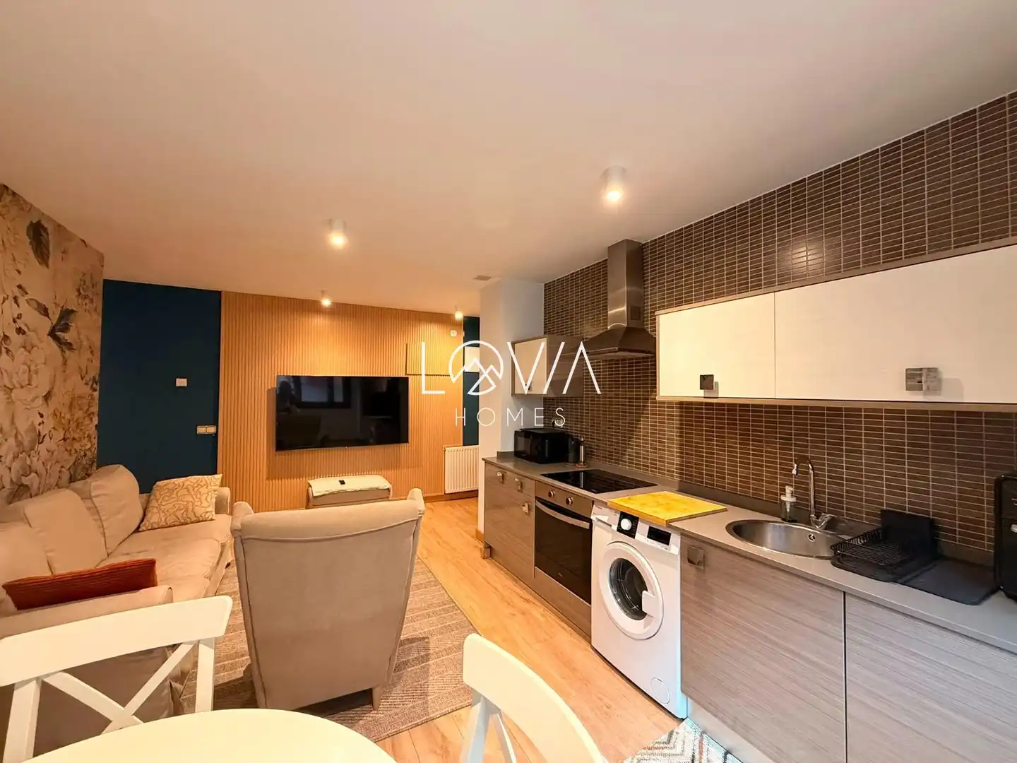 Kitchen of Flat for sale in Gijón   with Heating and Furnished