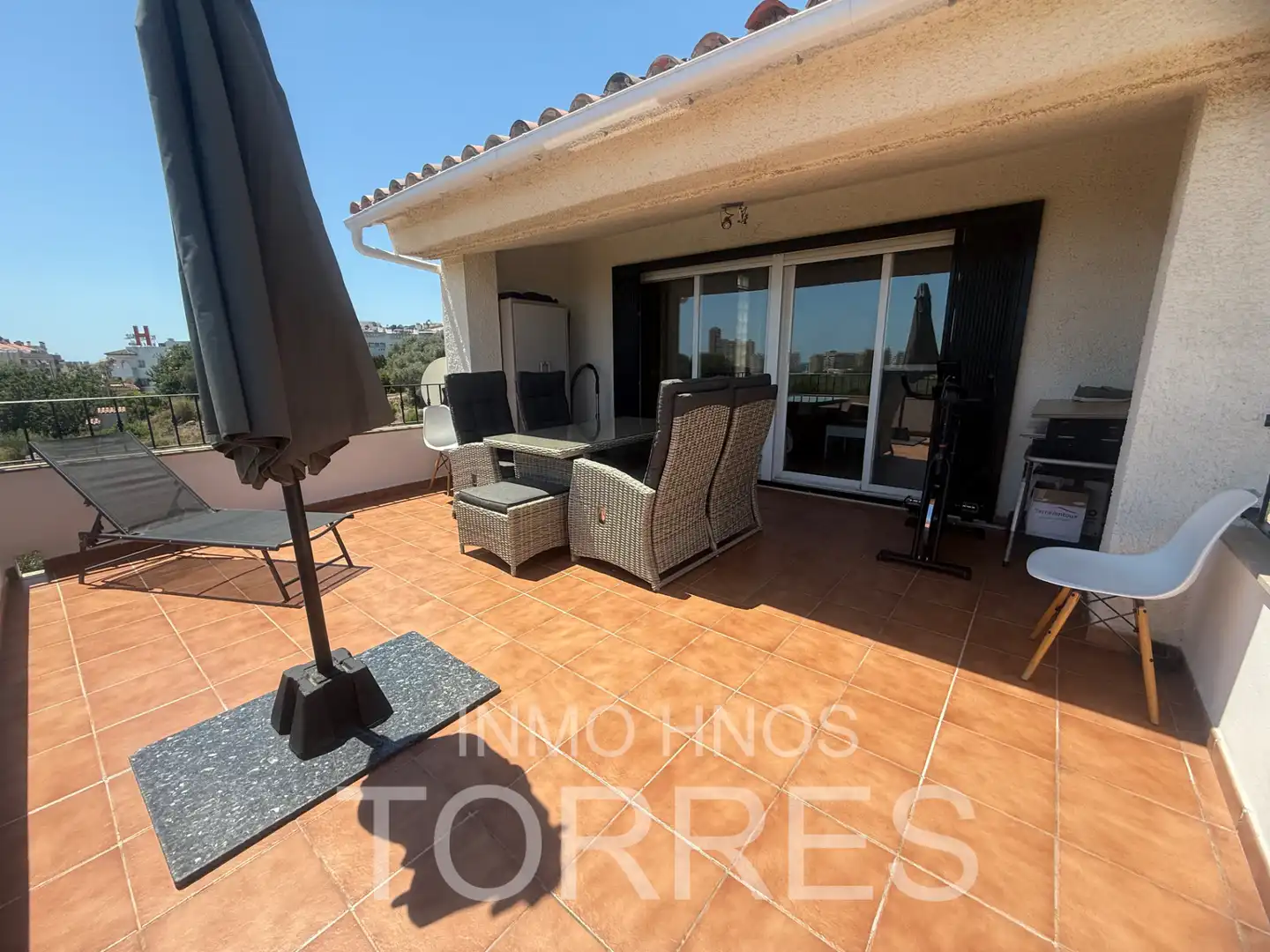 Terrassa de Casa o xalet en venda en Peñíscola / Peníscola amb Aire condicionat, Jardí privat i Terrassa