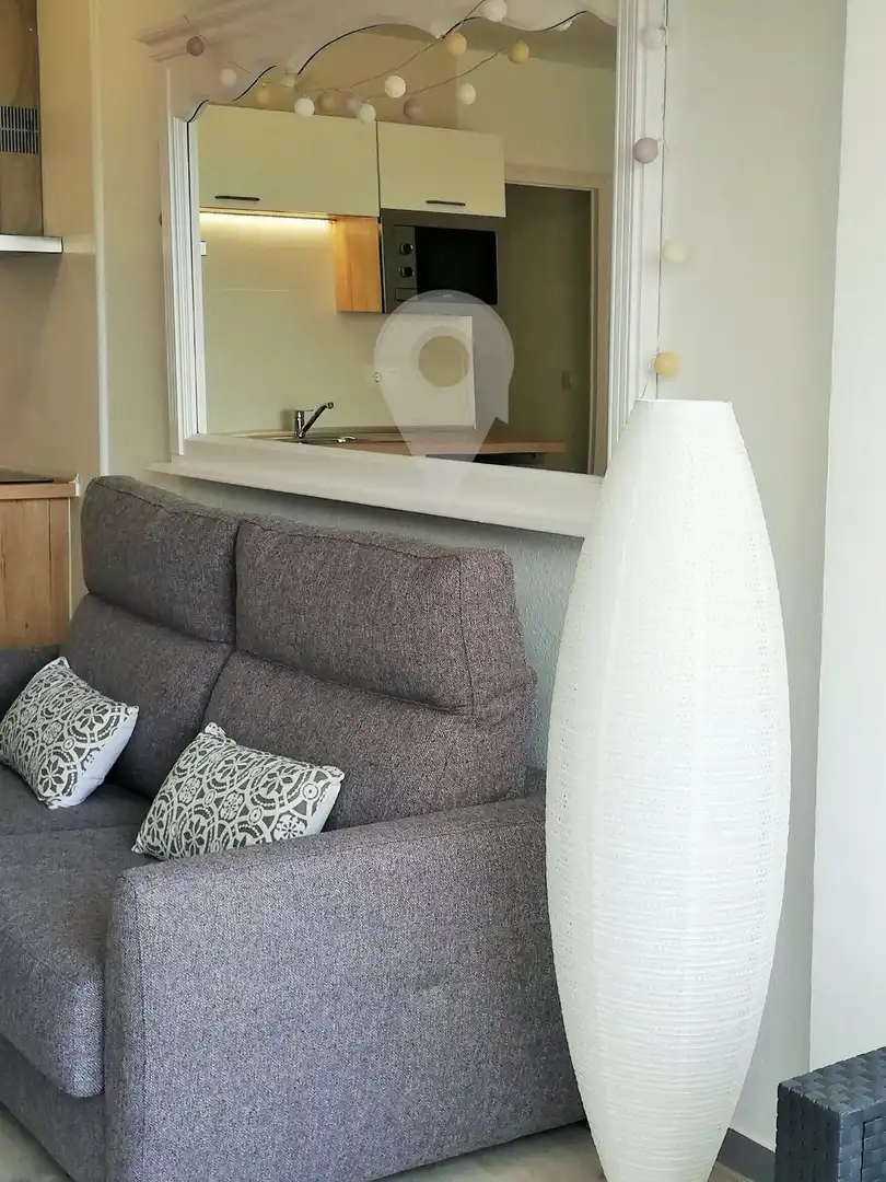 Sala de estar de Piso en venta en Roses con Aire acondicionado, Calefacción y Parquet