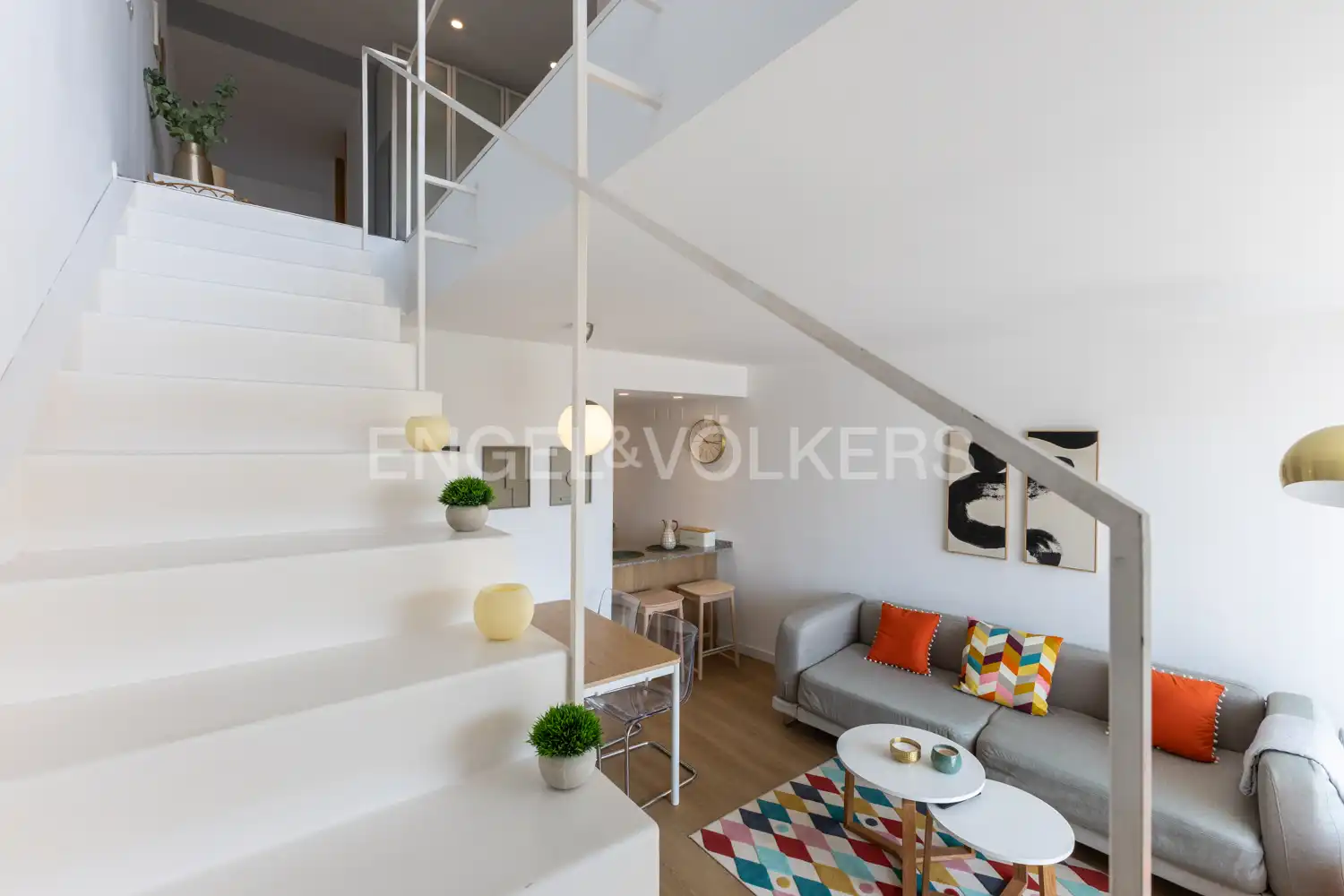 Sala d'estar de Àtic de lloguer en Valencia amb Aire condicionat, Calefacció i Parquet
