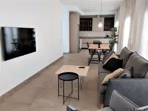 Living room of Flat for rent in Almería  with Air Conditioner, Heating and Terrace